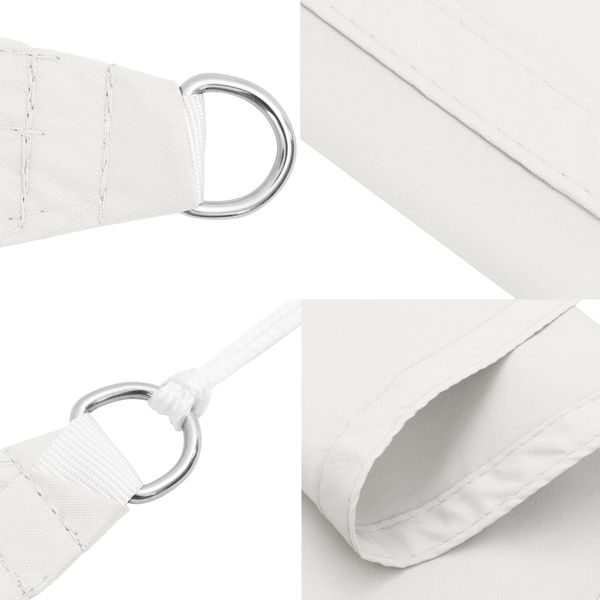 vidaXL Sonnensegel Oxford-Gewebe Rechteckig 6x8 m Weiß 135278 Bild 7
