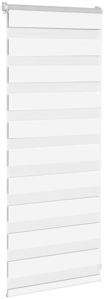 vidaXL Doppelrollo Weiß 60x100 cm Stoffbreite 55,9 cm Polyester 4014721 Bild 3
