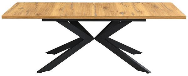 DUBI Möbel Esstisch MALTE, Metallgestell, ausziehbar, 140-180-220cm, 2 Einlegeplatten 4-8 Pers. Bild 2