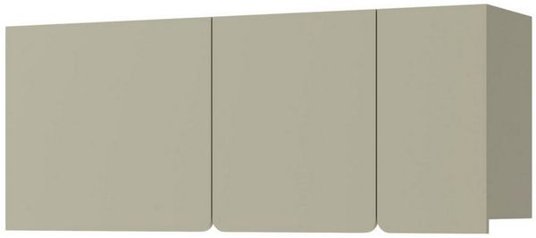 Deine Möbel 24 Hängeregal LIBU 12 Wandregal Regal 120 cm breit, Set 3-tlg, LIBU-Kollektion Beige Eukalyptus Eiche