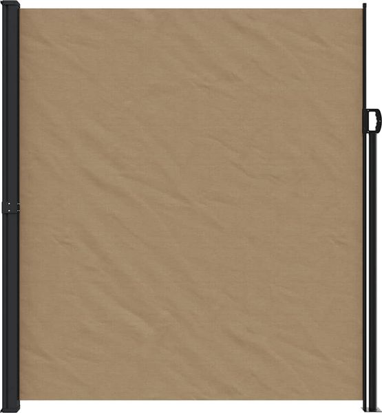 vidaXL Seitenmarkise Ausziehbar Taupe 220x300 cm 4004379 Bild 3