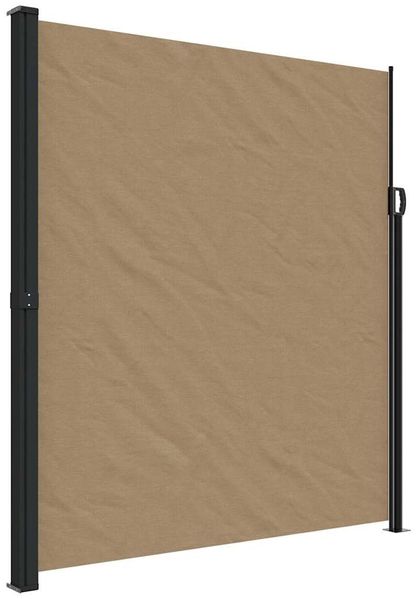 vidaXL Seitenmarkise Ausziehbar Taupe 220x300 cm 4004379 Bild 2