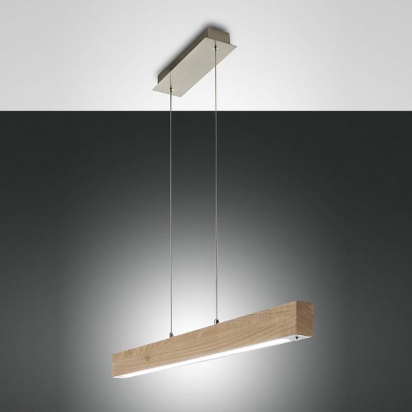 FABAS LUCE No. 3383-40-215 LED Pendelleuchte Badia holz dimmbar