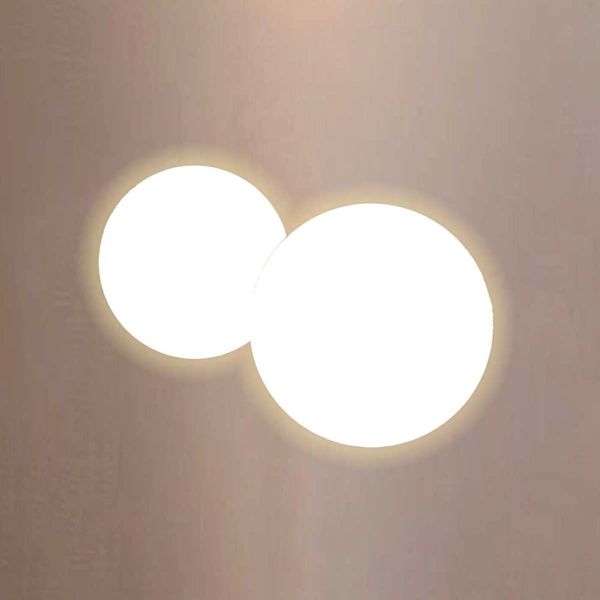 s.luce Cloud indirekte LED Wandleuchte Kombination Weiß 40/50