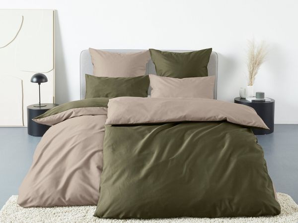 OTTO home Bettwäsche Mila2, Mako-Satin, 2 teilig, Mako-Satin aus 100% Baumwolle, Größe ab 135x200 cm