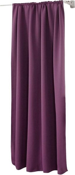 Woltu Gardine (1 St), blickdicht, Blickdicht mit Kräuselband für Schiene, 250 g/m²
