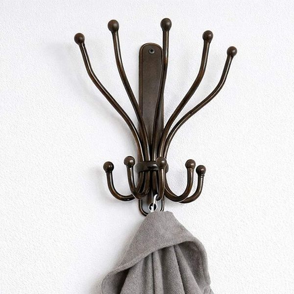 Wandhaken Steve Garderobe Kleiderhaken schwarz 5 Haken