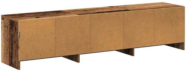 vidaXL Fernsehschrank mit LED Altholz 165 x 34 x 40 cm Holzwerkstoff 3418718 Bild 9