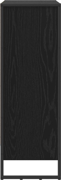 vidaXL Bücherregal Schwarz Eichen-Optik 80 x 30 x 86,5 cm 886408 Bild 6