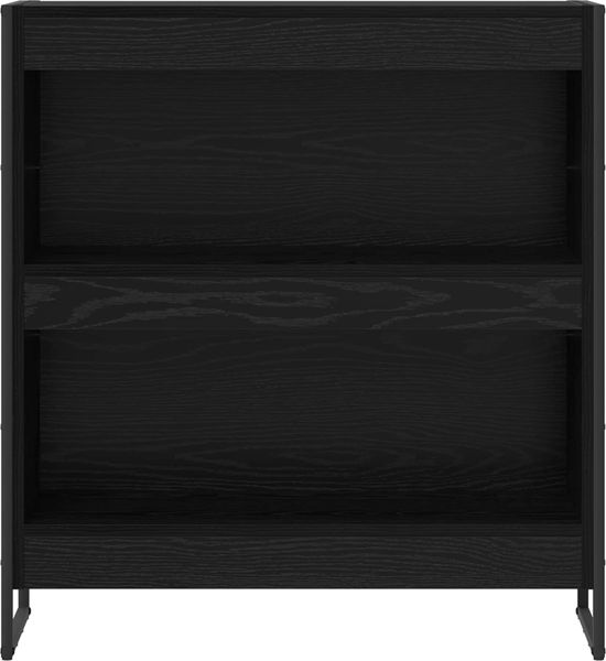 vidaXL Bücherregal Schwarz Eichen-Optik 80 x 30 x 86,5 cm 886408 Bild 5