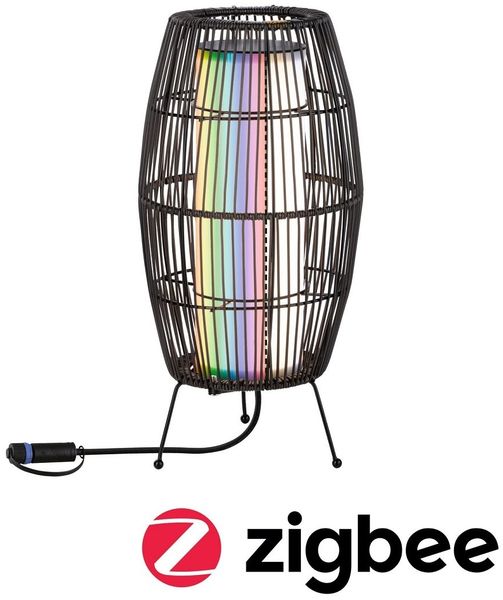 Paulmann 94754 Plug&Shine Lichtobjekt Zigbee Basket IP44 RGBW