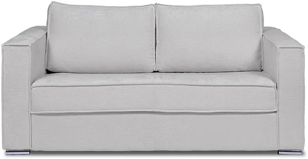 Vente-unique - LORETO Sofa Stoff Grau - B 223 cm95 cm x H 90 cm x L 195 cm