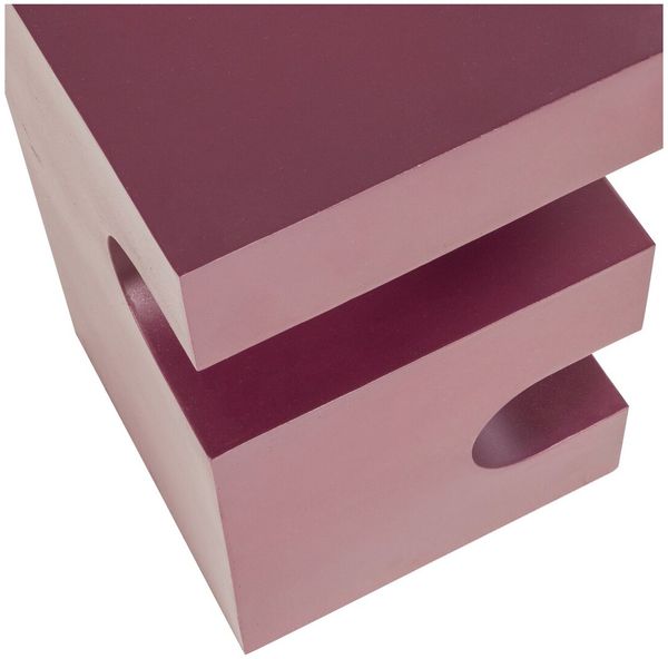 Beistelltisch Jessa - Metall Lila / Braun Bild 7