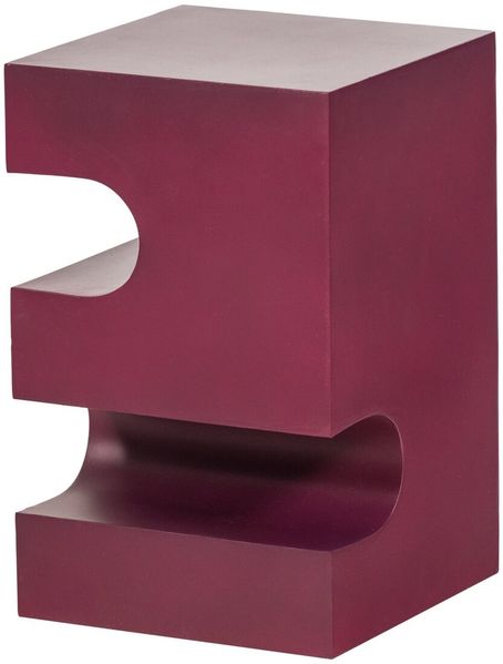 Beistelltisch Jessa - Metall Lila / Braun Bild 5