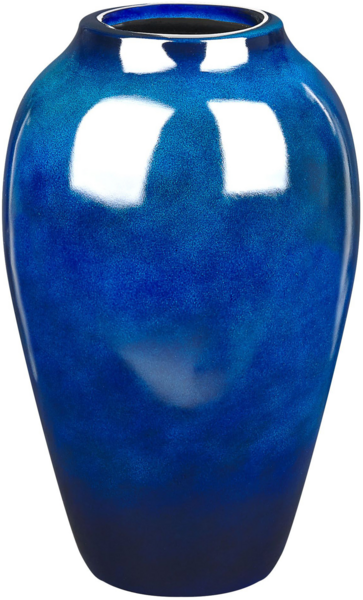 Blumenvase OCANA Keramik 37 cm Dunkelblau