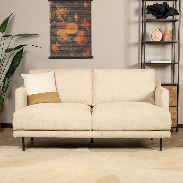 Bronx71 Bouclé Sofa Denver 2,5-Sitzer beige