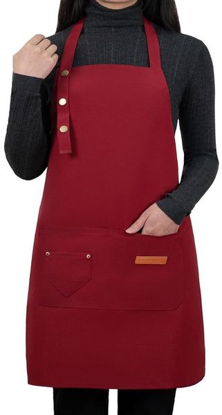 Agger Kochschürze für Damen und Herren mit verstellbaren Trägern und großen Taschen, (1-tlg), wasserdichte Kochschürze, ideal auch als Grillschürze