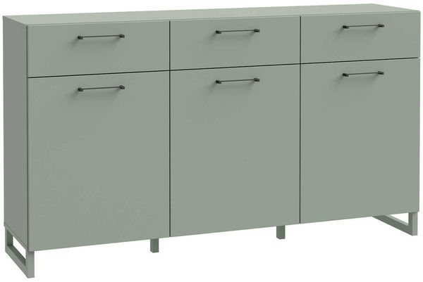 Sideboard Star / Silba, Holzwerkstoff, Grün, 165 x 93 x 41 cm Bild 2