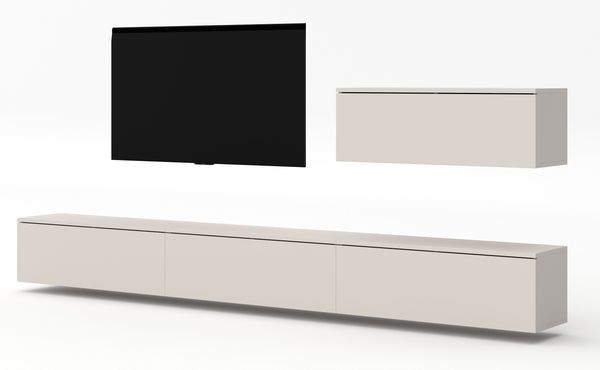 AX LIVING Migwell Boxspringbett 200x200 Rosa mit Bettkasten Kopfteil