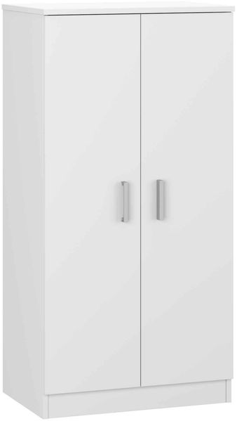 Schuhschrank >Shoe Cabinets< in Weiß - 55x108x36 (BxHxT)