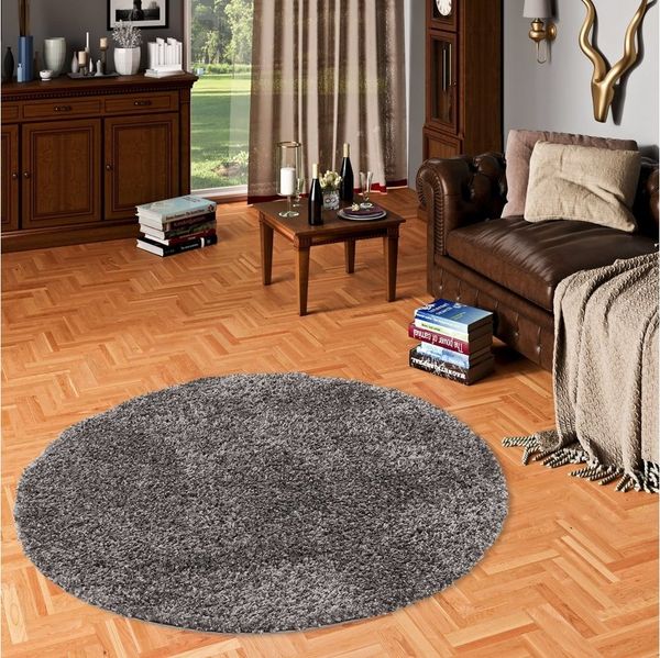 Pergamon Hochflor-Teppich Hochflor Langflor Shaggy Teppich Comfy Mix Rund, Rund, Höhe: 30 mm