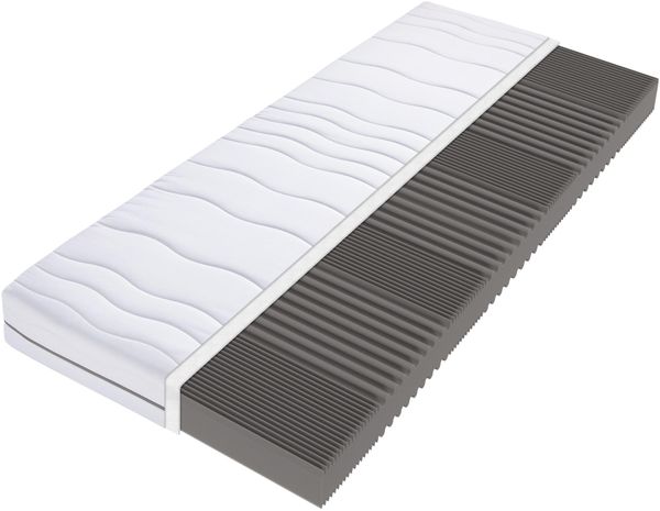 Komfortschaummatratze BeCo DreamFlex, 18 cm Komforthöhe für angenehm weichen Liegekomfort Größe 160 x 200 cm Härtegrad H3 (80 kg - 120 kg)