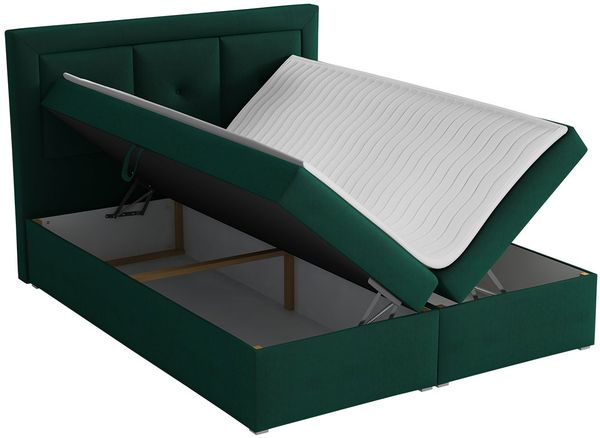 Boxspringbett Moden Plus Box, Dunkelgrau, 180x200 cm Bild 4