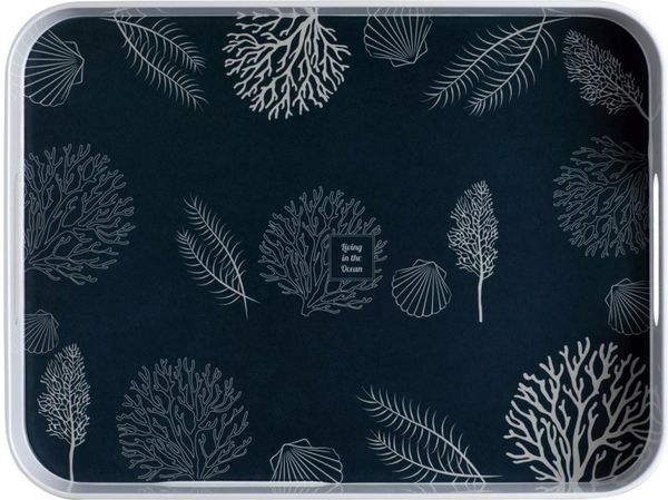 Tablett - Living navyblau