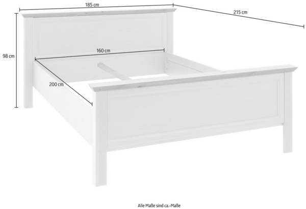 Doppelbett Jasmin 160 x 200 cm Bild 3