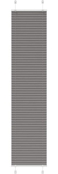 vidaXL Plissee Anthrazit 45x200 cm Stoffbreite 44,4 cm Polyester 4015098