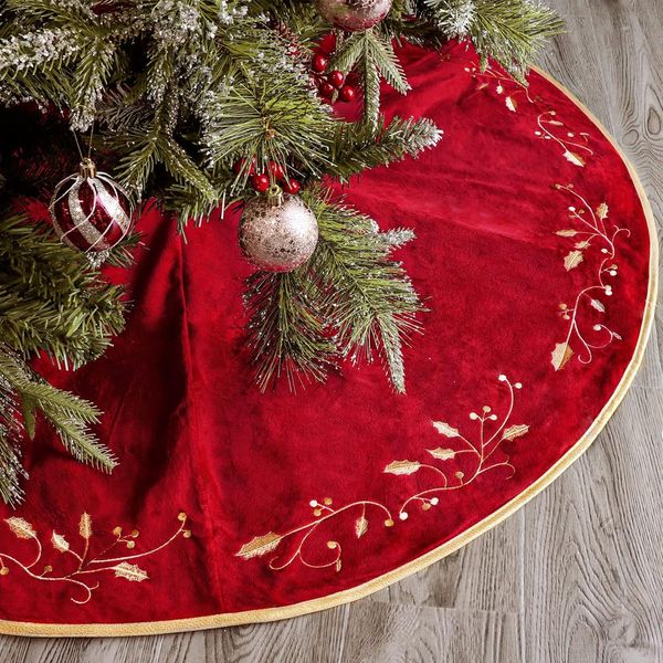 ABC Weihnachtsdekoration, für Weihnachten, rot, Plüsch, 3 x 31 x 31 cm