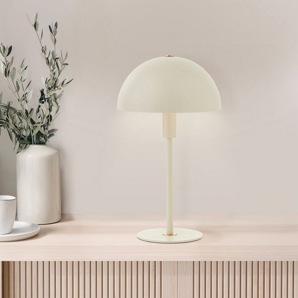 LeGer Home by Lena Gercke Tischleuchte Linnea Pilz Lampe, ohne Leuchtmittel, Pilzleuchte, Tischlampe, Metallsockel, Höhe 35,5 cm