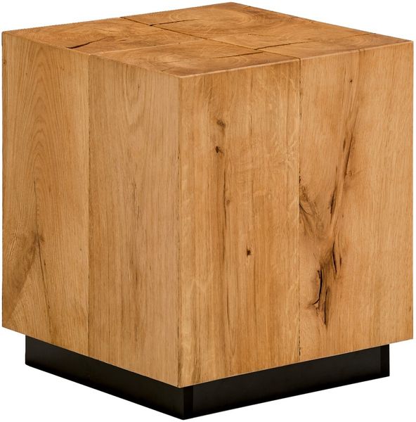 XORA 'KIK' Beistelltisch, Holzfurnier Eiche, 40 x 45 x 40 cm, 25 kg belastbar
