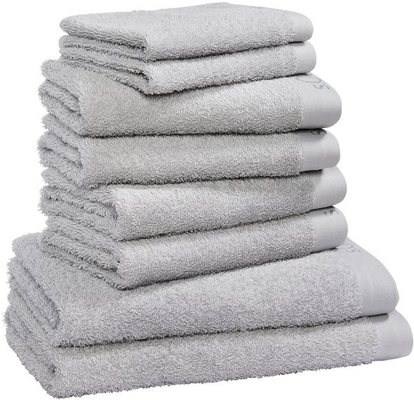 s.Oliver Handtuch Set s.Oliver, Premium Qualität, 600 gr/m², Walkfrottier (Set, 8-St), 2 Gästetücher 30x50, 4 Handtücher 50x100, 2 Duschtücher 70x140