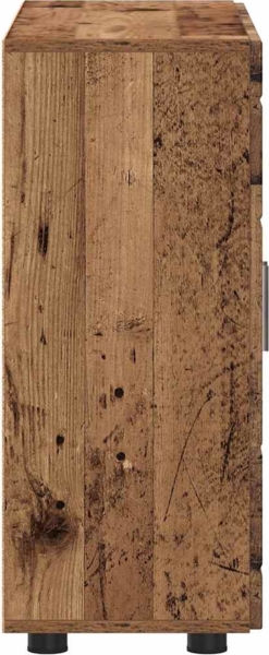 vidaXL Sideboard mit Regal Altholz 55,5 x 29 x 100 cm Holzwerkstoff 880309 Bild 6