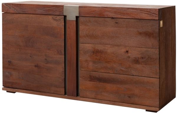 Sideboard Mango 135x45x75 braun lackiert Amsterdam #28