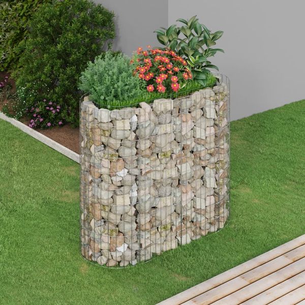 vidaXL Gabionen-Hochbeet Verzinktes Eisen 120x50x100 cm 152032