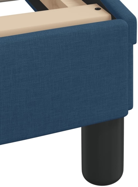vidaXL Bettgestell ohne Matratze "Hvar" Blau 160x200 cm Stoff 3207785 Bild 8