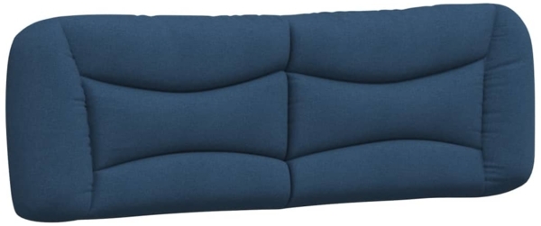 vidaXL Bettgestell ohne Matratze "Hvar" Blau 160x200 cm Stoff 3207785 Bild 7