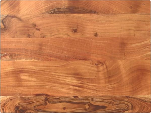 vidaXL Tischplatte 80x50x3,8 cm Rechteckig Massivholz Akazie 370982