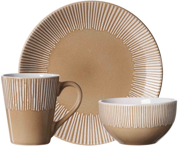 Ritzenhoff & Breker Banda Frühstücks-Set 18-teilig Beige