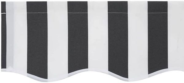 vidaXL Markisenersatzstoff Anthrazit und Weiß 2,5 x 2 m Polyester 42000470 Bild 6