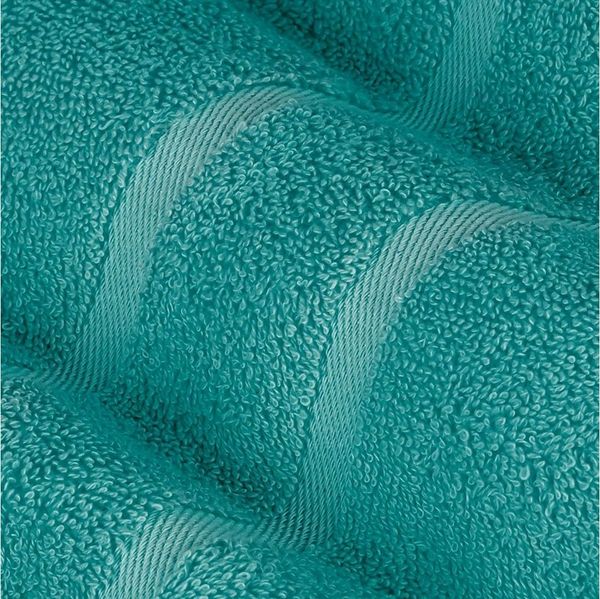 StickandShine Saunatuch 4er Set Premium Frottee Saunatücher 80x200 cm PETROL Frottee
