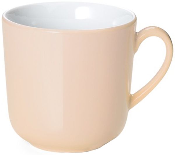 Dibbern Solid Color Peach Becher mit Henkel 0,32 l