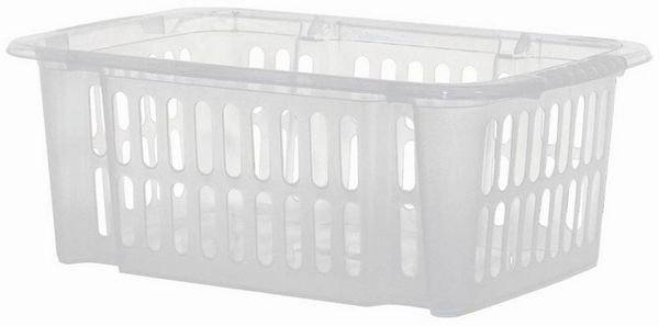 Rival Aufbewahrungsbox Dreh-Stapelkorb 40 x 15 x 26 cm Kunststoff, sortierte Farben