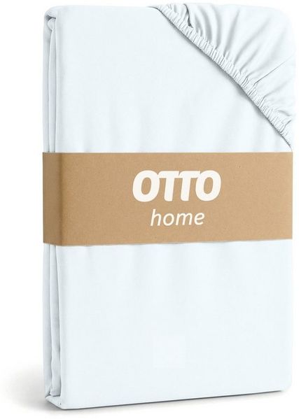 OTTO home Spannbettlaken PHYSALIS in BASIC und PREMIUM Qualität, 100% Baumwolle, Jersey (160 g/m), Gummizug: rundum, (2 Stück), für Matratzen bis 18 cm Höhe, Bettlaken, Spannbetttuch, pflegeleicht