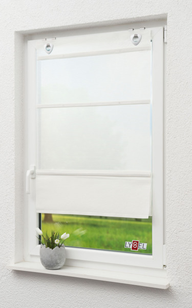 LYSEL® Raffrollo Bambusstruktur, HxB 130x45cm Bild 2