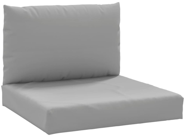 Palettenkissen 2-tlg., Oxford-Gewebe, Grau