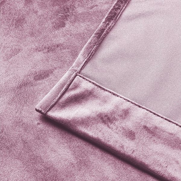 Stoffschmiede Gardine, Velour, Verdunkler, Kräuselband, verdunkelnd