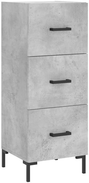 vidaXL Highboard Betongrau 34,5x34x180 cm Holzwerkstoff 3198853 Bild 5